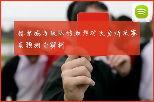 赫尔城与狼队的激烈对决分析及赛前预测全解析